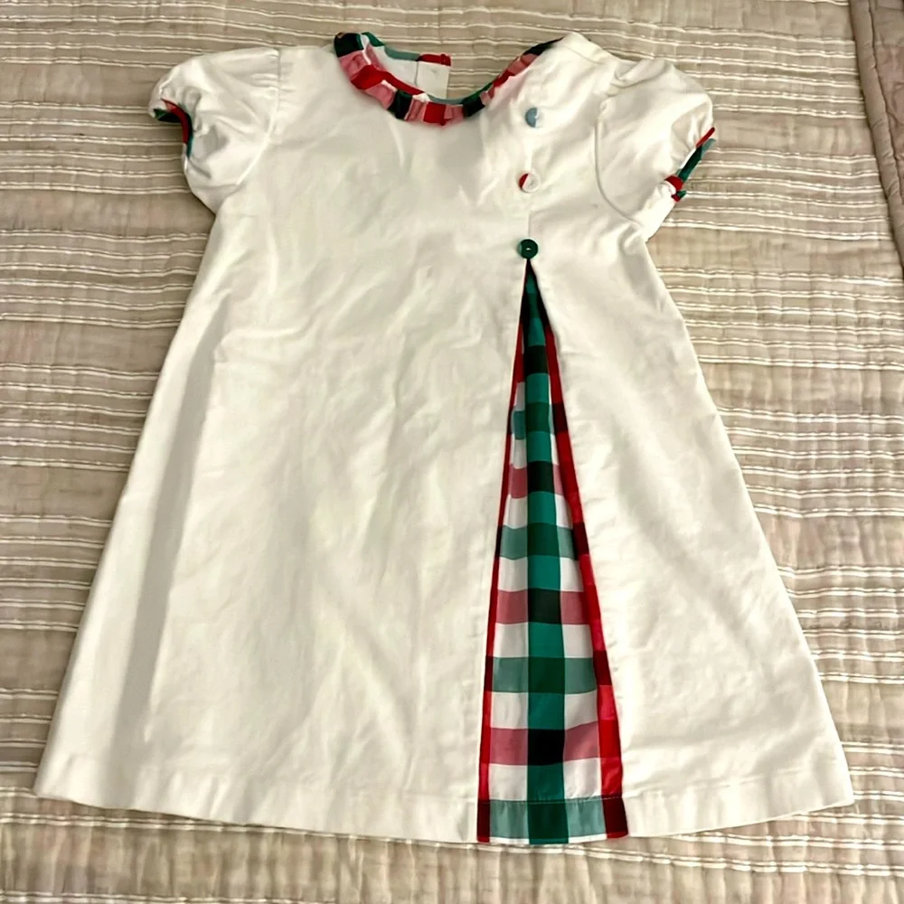 White Christmas Girls dress - Picture 1 of 4